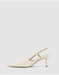 Siren - Yoyo Slingback Kitten Heels
