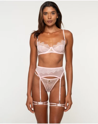 One Empire - Ximena Pink Lingerie Set