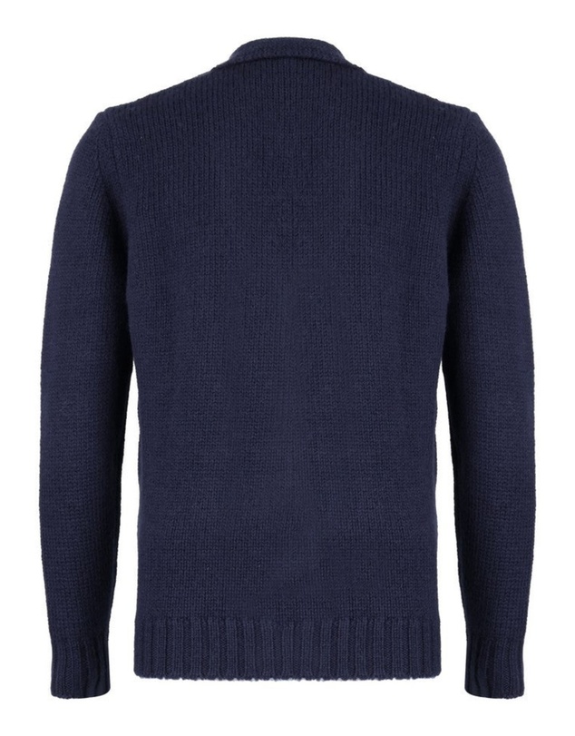 Henry Bucks - HENRY SARTORIAL Wool Buttonfront Cardigan