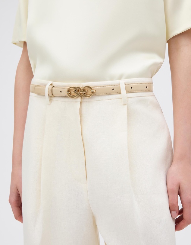 Oroton - Olivia 20mm Logo Belt