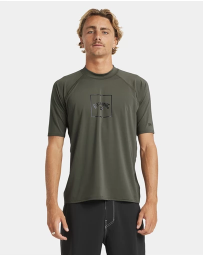 Billabong - Mens Boxed Arch Short Sleeve Rash Vest