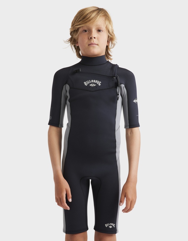 Billabong - Boys 8 to 16 Absolute Natural Chest Zip Wetsuit