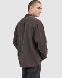 Rolla's - Heavy Weave Long Sleeve - Dark Brown