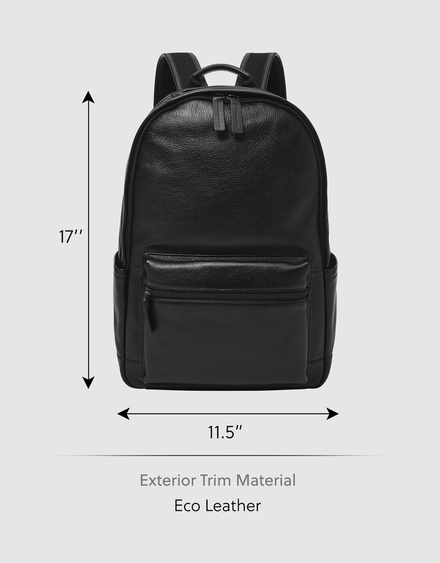 Fossil - Fossil Buckner Black Backpack MBG9465001