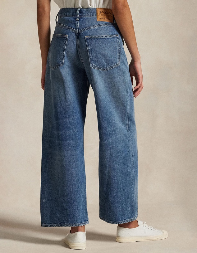 Polo Ralph Lauren - High-Rise Wide-Leg Crop Jeans