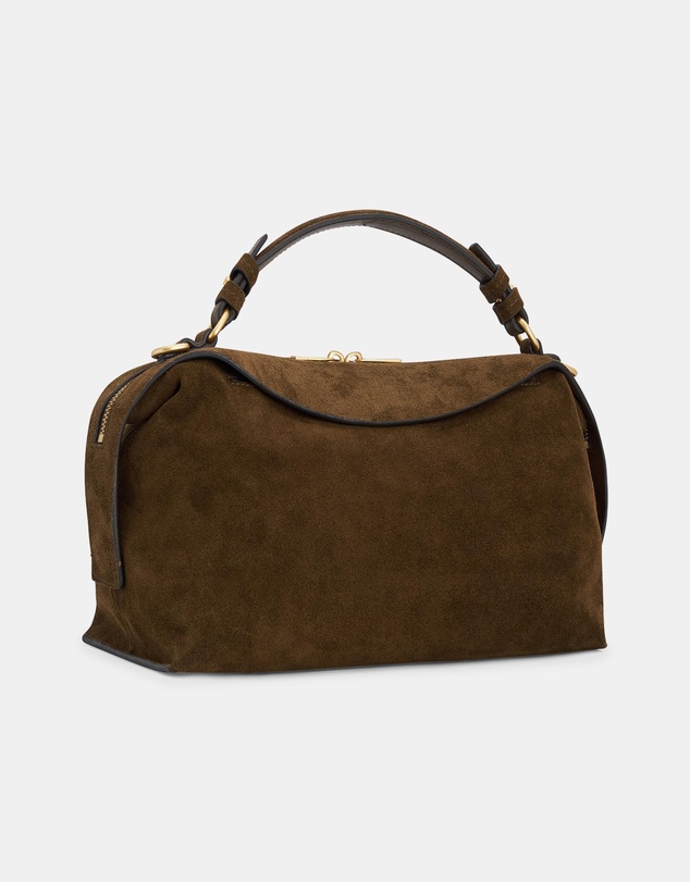 Oroton - Mica Large Bowler Suede