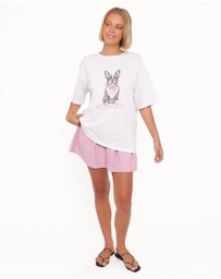 Petal & Pup - Monsieur Tee - White