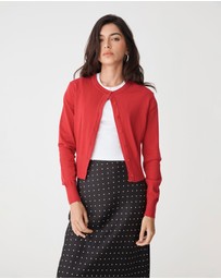 Forcast - Cassie Crew Neck Cardigan