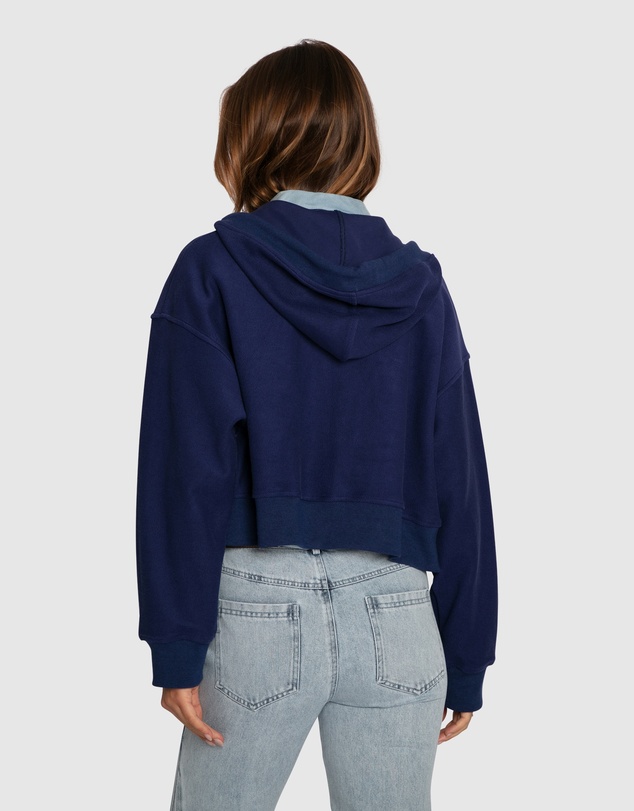 Belle & Bloom - Fireside Cropped Utility Zip Jacket