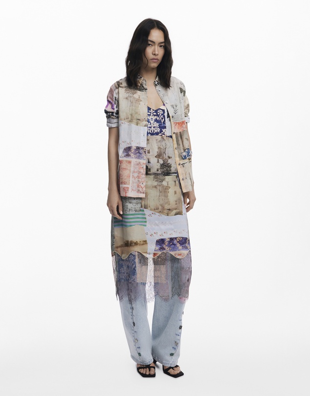 Desigual - Postcard shirt
