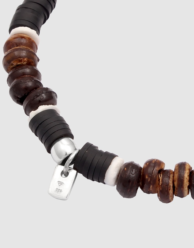 Kuzzoi - ICONIC EXCLUSIVE - Coconut Donut Bead Bracelet in 925 Sterling Silver
