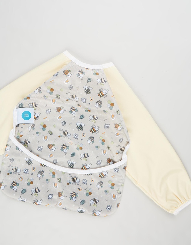itti bitti - Sleeved Bib Smocks - Buzz