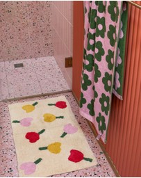 Mosey Me - Forget Me Not Bath Mat - Vanilla