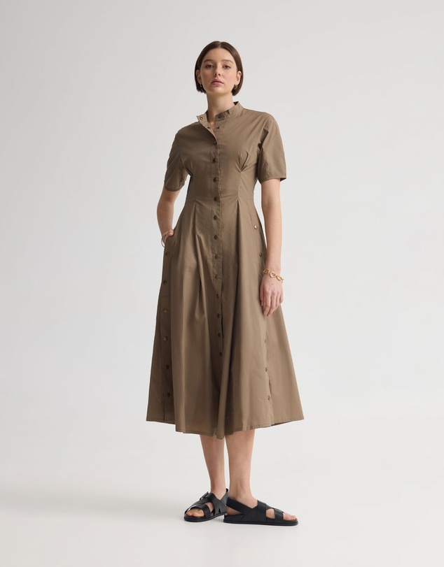 Oxford - Olyvia Snaps Midi Dress