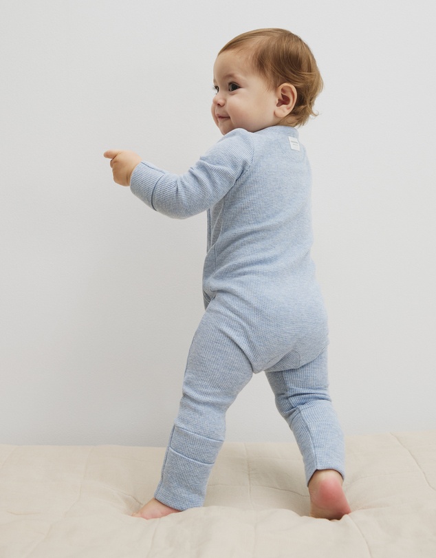 Country Road - Organically Grown Cotton Waffle Jumpsuit