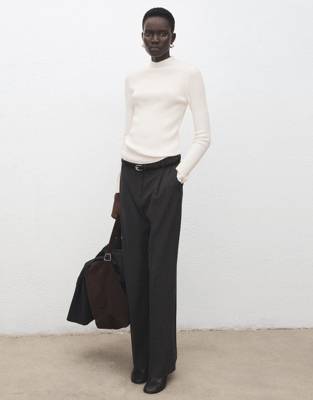 M.N.G - Knitted Sweater With Perkins Neck