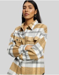 KAJA Clothing - Checkered Coat