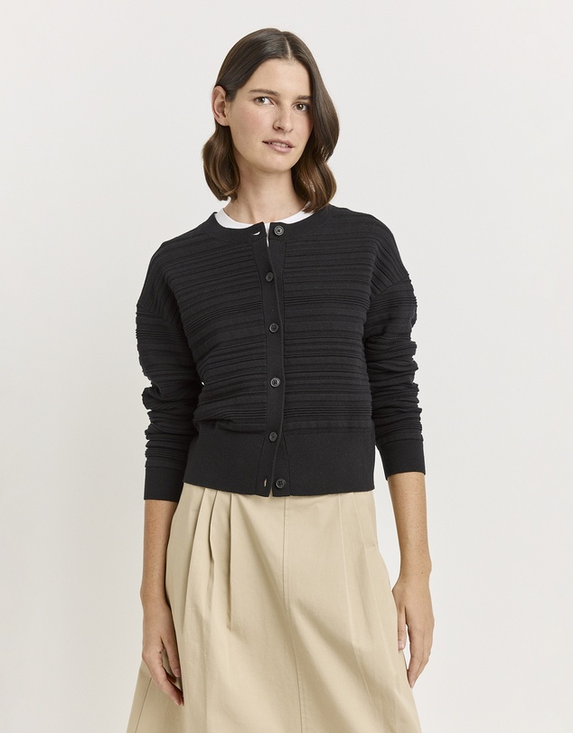 Toorallie - Parallel Knit Cardigan