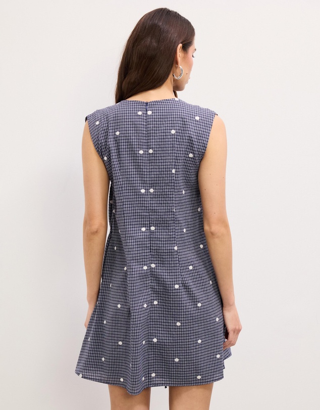 The Fated - Macey Tie Front Mini Dress