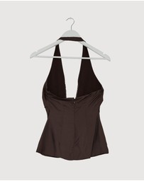 Revibe - Repaired MISHA The Alusia Silk Top - AU 6