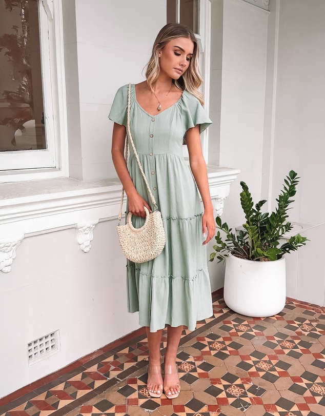 Esther & Co - Celie Dress - Sage