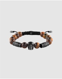 Philipp Plein - PLEIN ELITE IP Gun Tiger Eye Bracelet