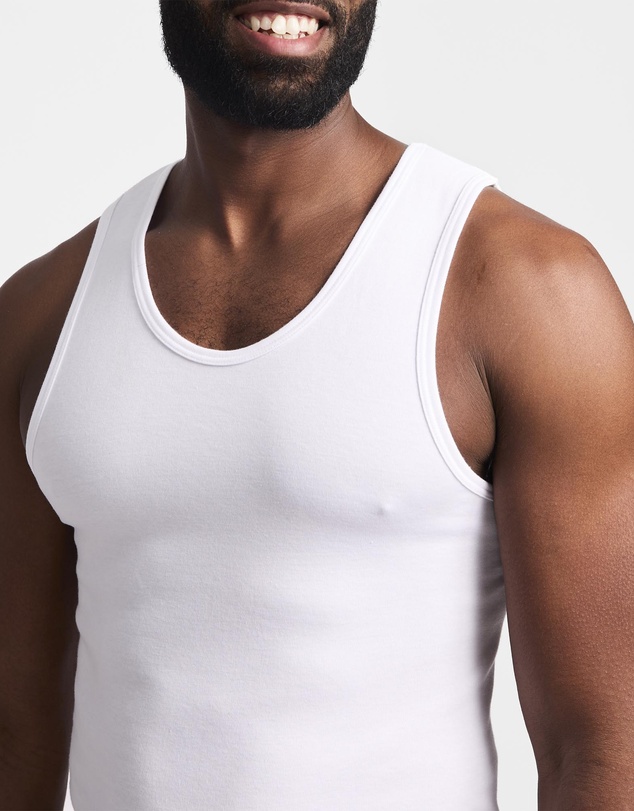 Jockey - Jockey Mens Athletic Singlet 2pk