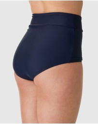 Modest Mermaid - High Waist Swimming bottom- Midnight