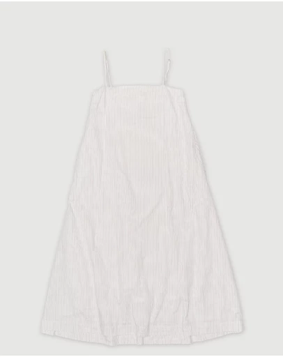 Revibe - Repaired Assembly Label Cotton Stripe Slip Dress