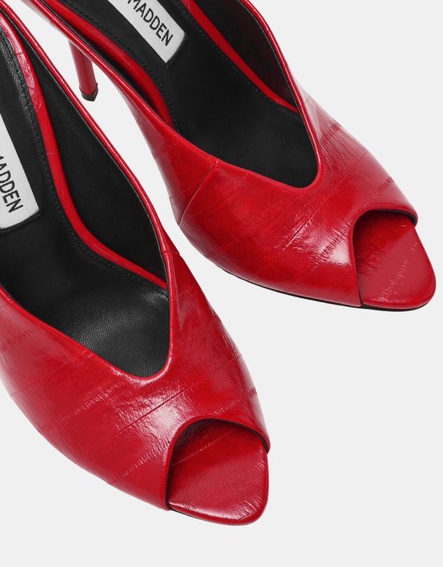 Steve Madden - Agaze Red Eel Heels
