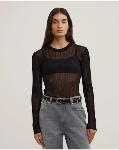 Witchery - Variegated Rib Knit