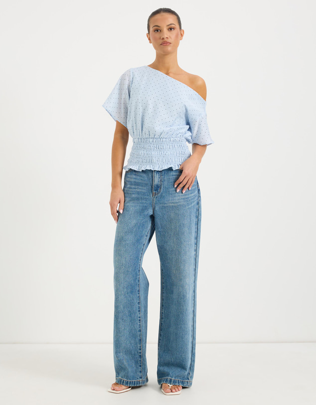 Calli - Marlow Sheer Off The Shoulder Top