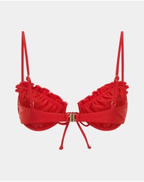 Insight - Peyton Frill Cup Underwire Bikini Set