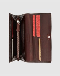Florence - Carmen Brown Leather Wallet