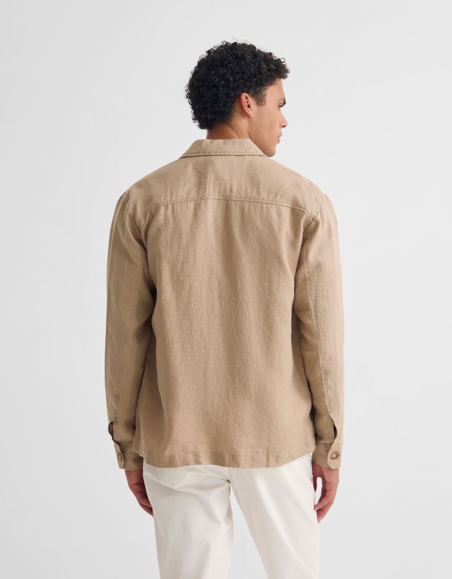 Oxford - Adem Linen Zip Bomber