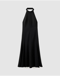 M.N.G - Halter-Neck Dress With Open Back