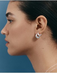 Kirstin Ash - Indigo Hoops Small