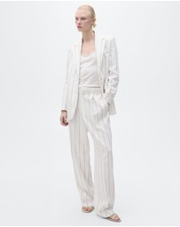 M.N.G - Moscova Striped Suit Trousers