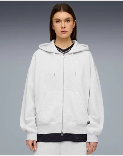 Puma - Wardrobe Essential Full Zip Boxy Hoodie