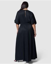 Sunday In The City - Black Noise Maxi Dress