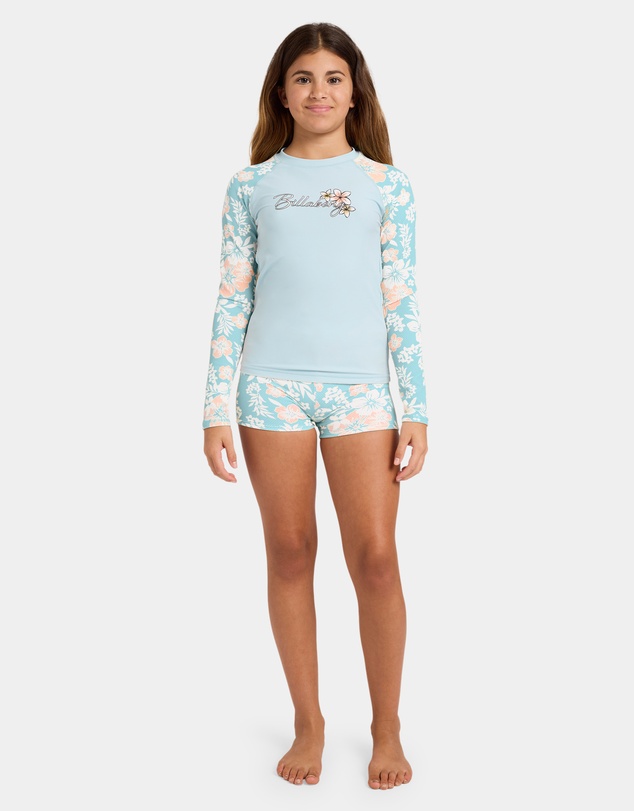 Billabong - Girls 6 to 16 Hibiscus Haze Two Piece Swimsuit