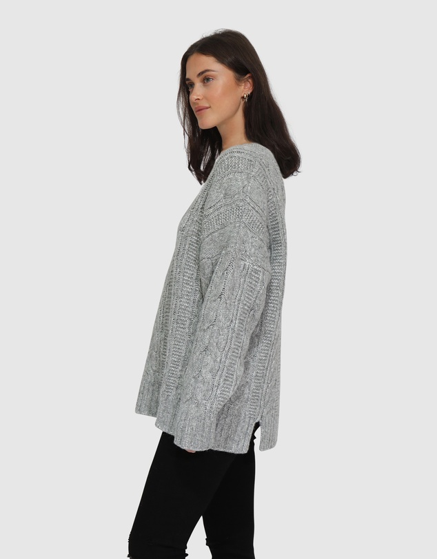 Belle & Bloom - Perfect Me Oversized Crew Sweater