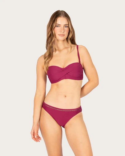 Baku Swimwear - Rococco D/DD Cup Bandeau Bikini Bra Top