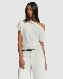 Decjuba - Ruby Gathered Top