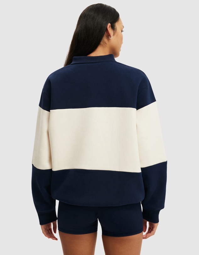 Cotton On Body Active - Plush Graphic Rugby Sweatshirt
