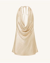Shona Joy - Andie Low Cowl Mini Dress