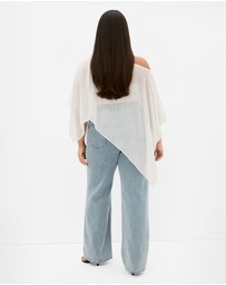 City Chic - Sheer Chiffon Poncho