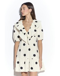 Glamorous - Puff Sleeve Ruffle Mini Dress