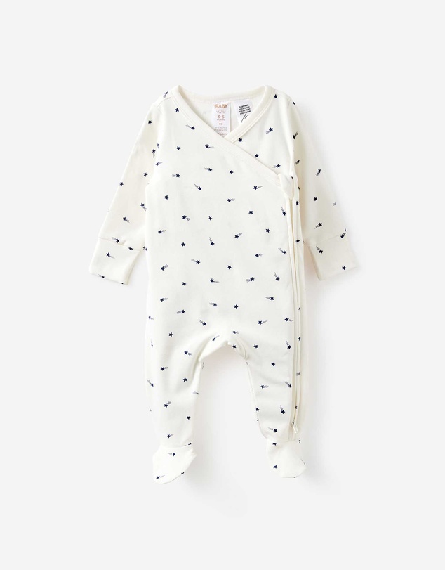 Cotton On Kids - Organic Cross Over Zip Romper