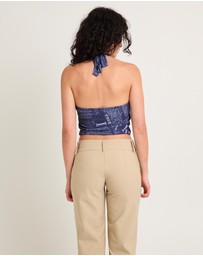 Insight - Newspaper Halter Top